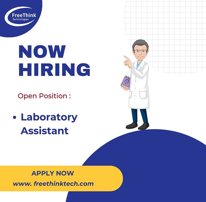 We’re Hiring a Laboratory Assistant